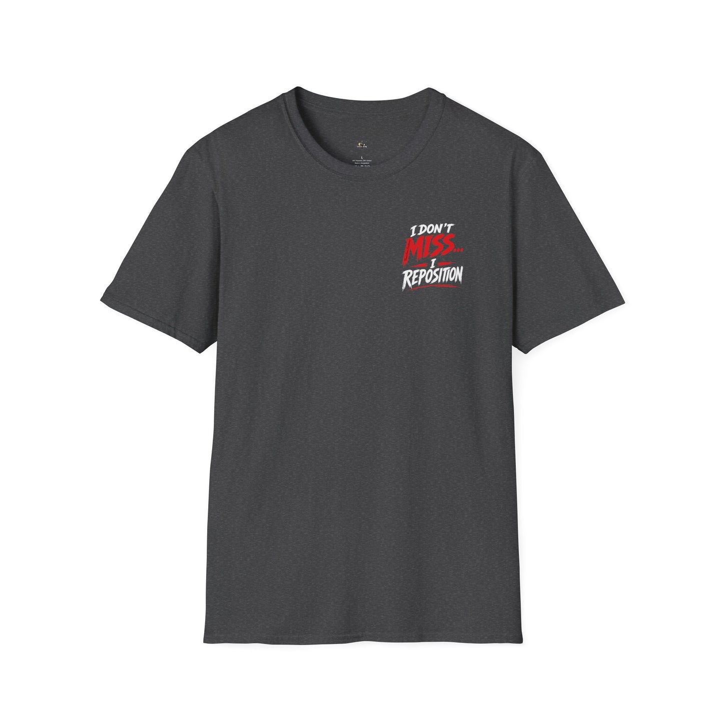 I Don't miss I reposition billiards tee