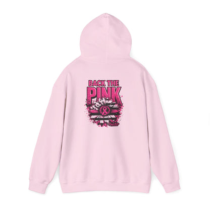 Back the Pink breast cancer Graphic Hooded Sweatshirt