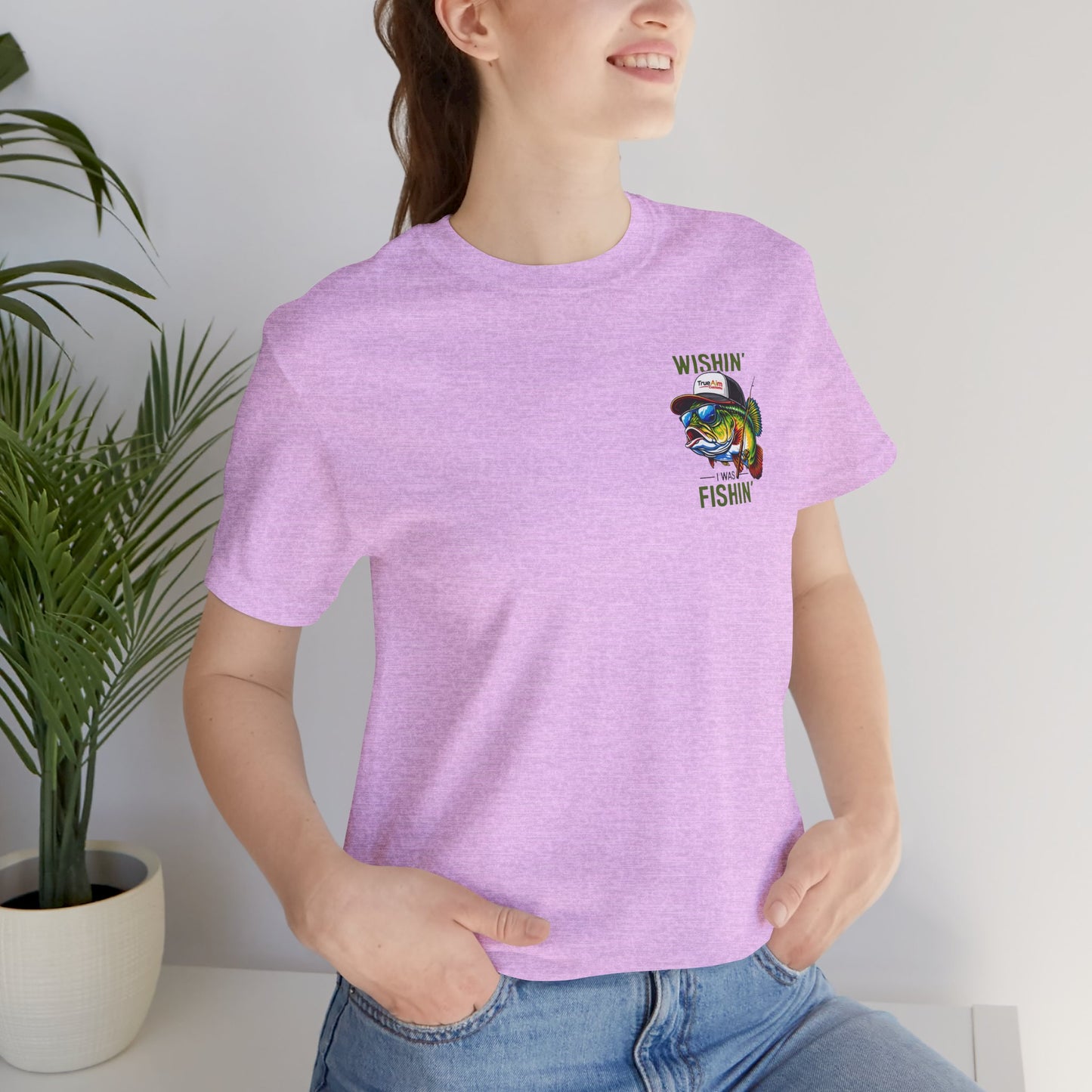 "Wishin' & Fishin'" Bass Graphic Tee