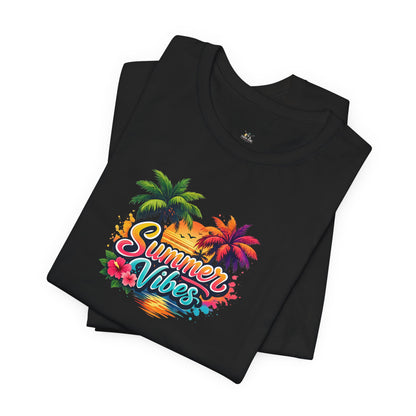 Summer Vibes T-Shirt – Tropical Palm Beach Tee