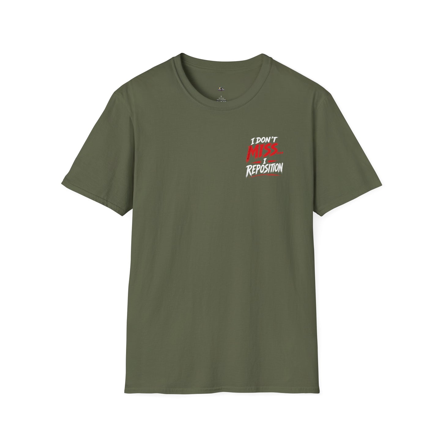 I Don't miss I reposition billiards tee