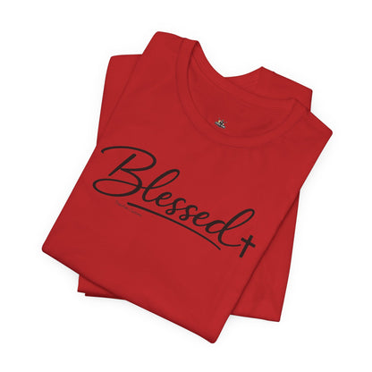 Blessed Minimalist Tee - White Short Sleeve Shirt