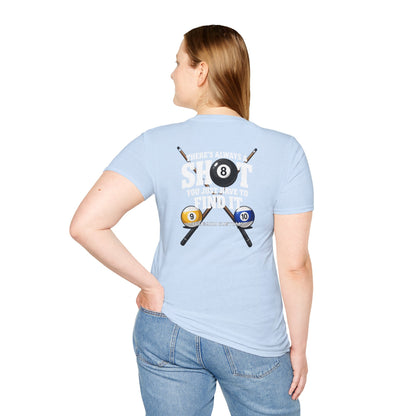 ‘Always A Shot' Billiards Cue & 8-Ball Graphic
