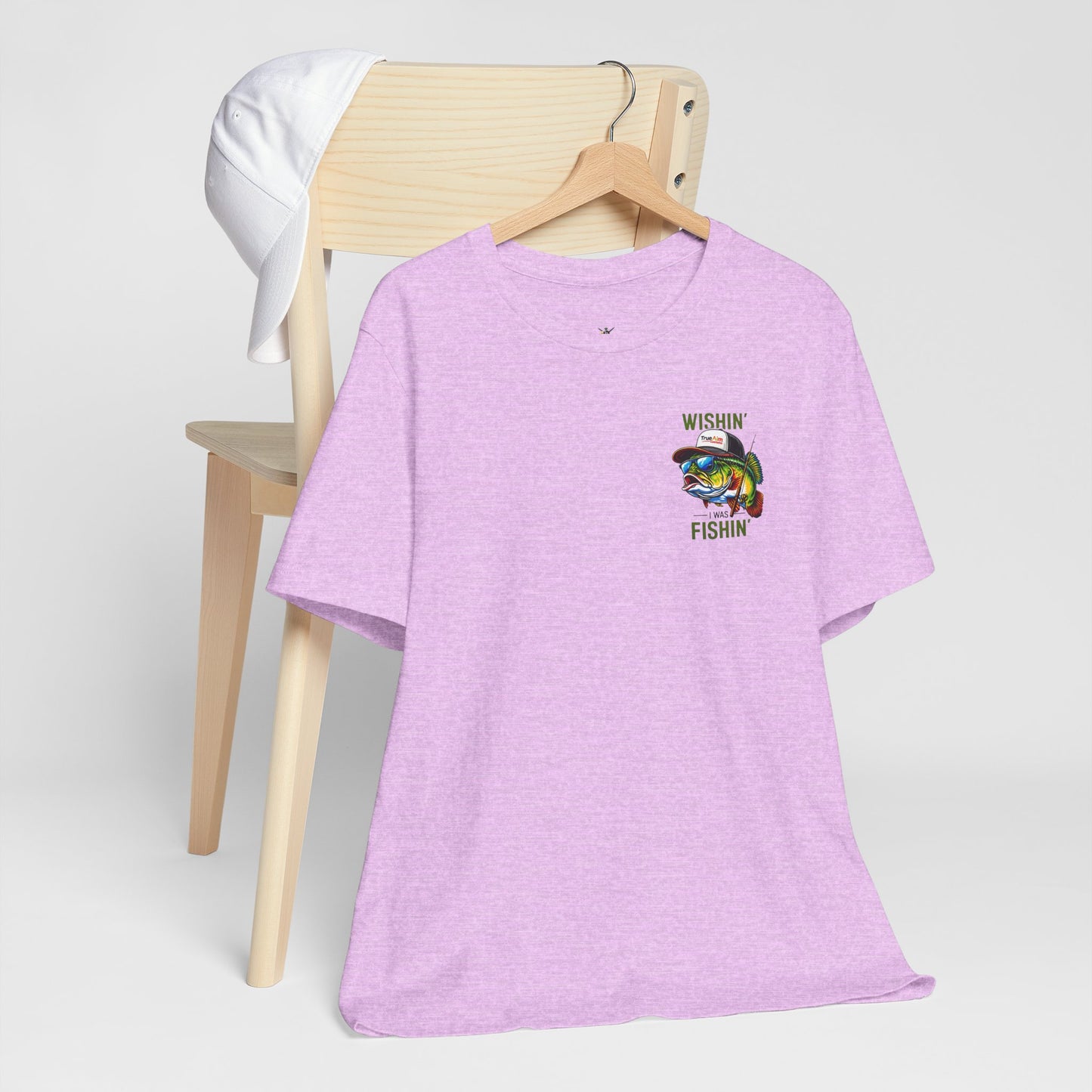 "Wishin' & Fishin'" Bass Graphic Tee