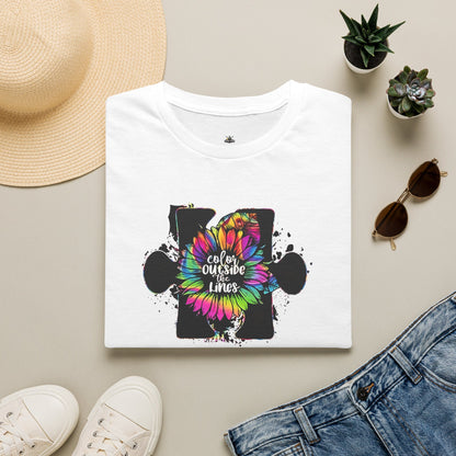 Color outside the lines t shirt