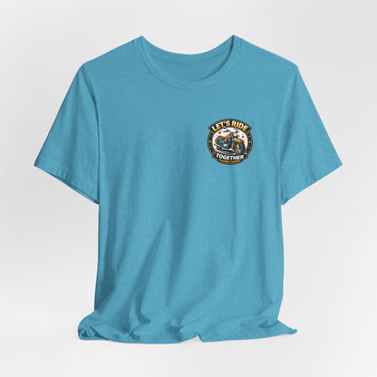 Lets Ride Together Graphic Tee — Women's Biker Shirt