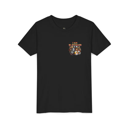 Youth AND TEEN Tee — "I Am Bi-Pooler" Horror Characters 8-Ball Billiards Graphic