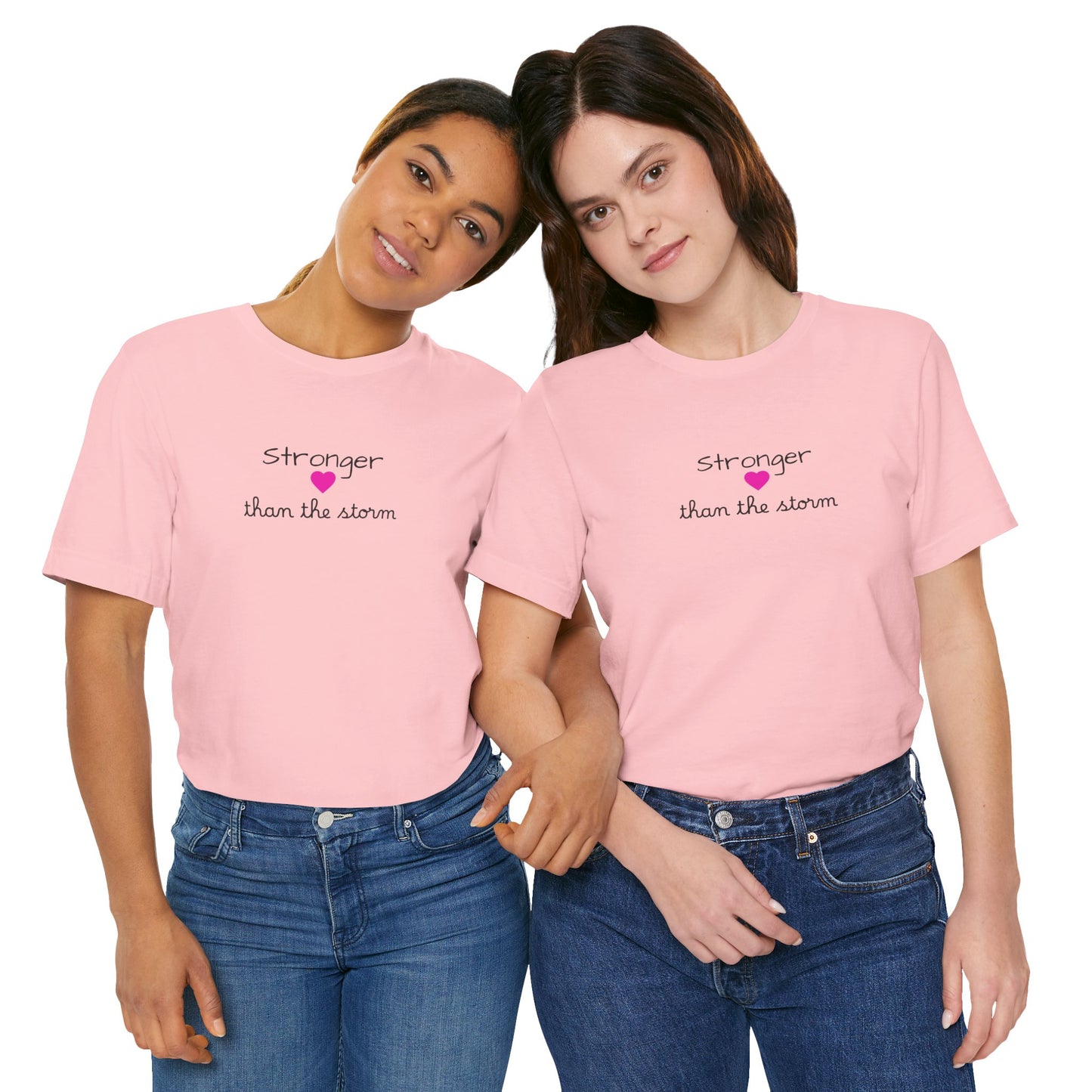 Stronger Than The Storm T-Shirt — Inspirational Motivational Tee