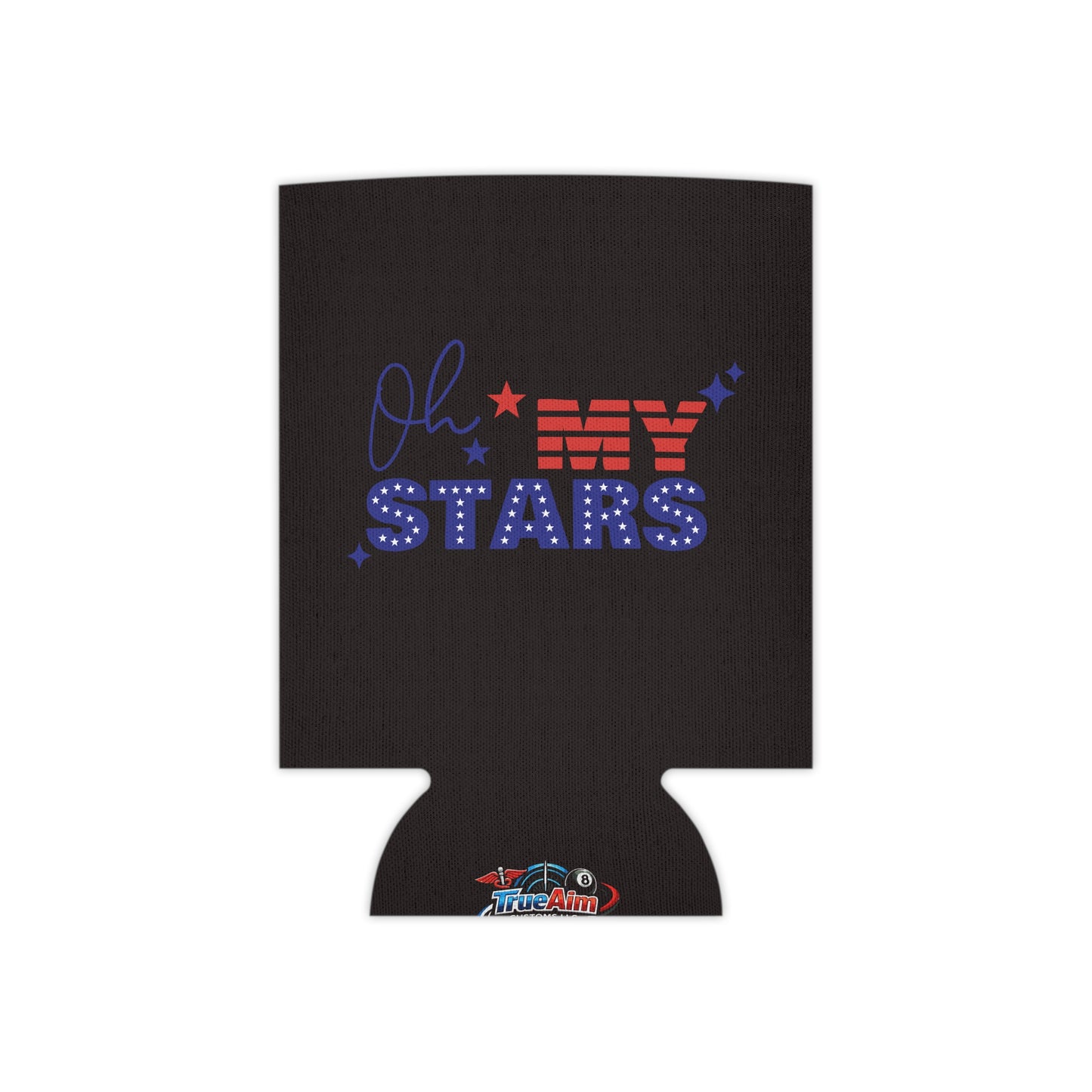 Oh My Stars Can Cooler – Patriotic 4th of July Beverage Koozie