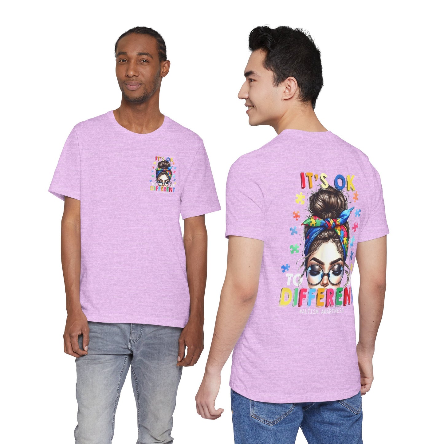 Autism Awareness Tee — "It's OK to Be Different" Graphic T-Shirt