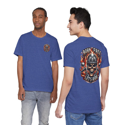 "Born Free Let's Ride" Biker T-Shirt
