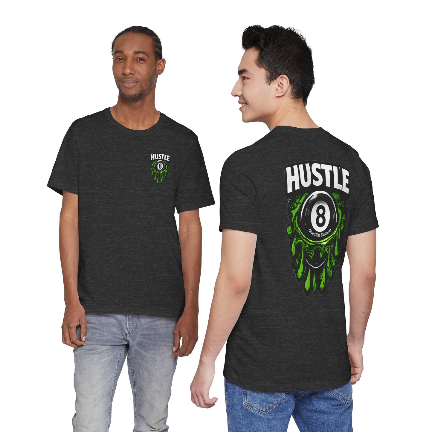 Hustle 8 Ball Tee — Billiards Graphic T-Shirt