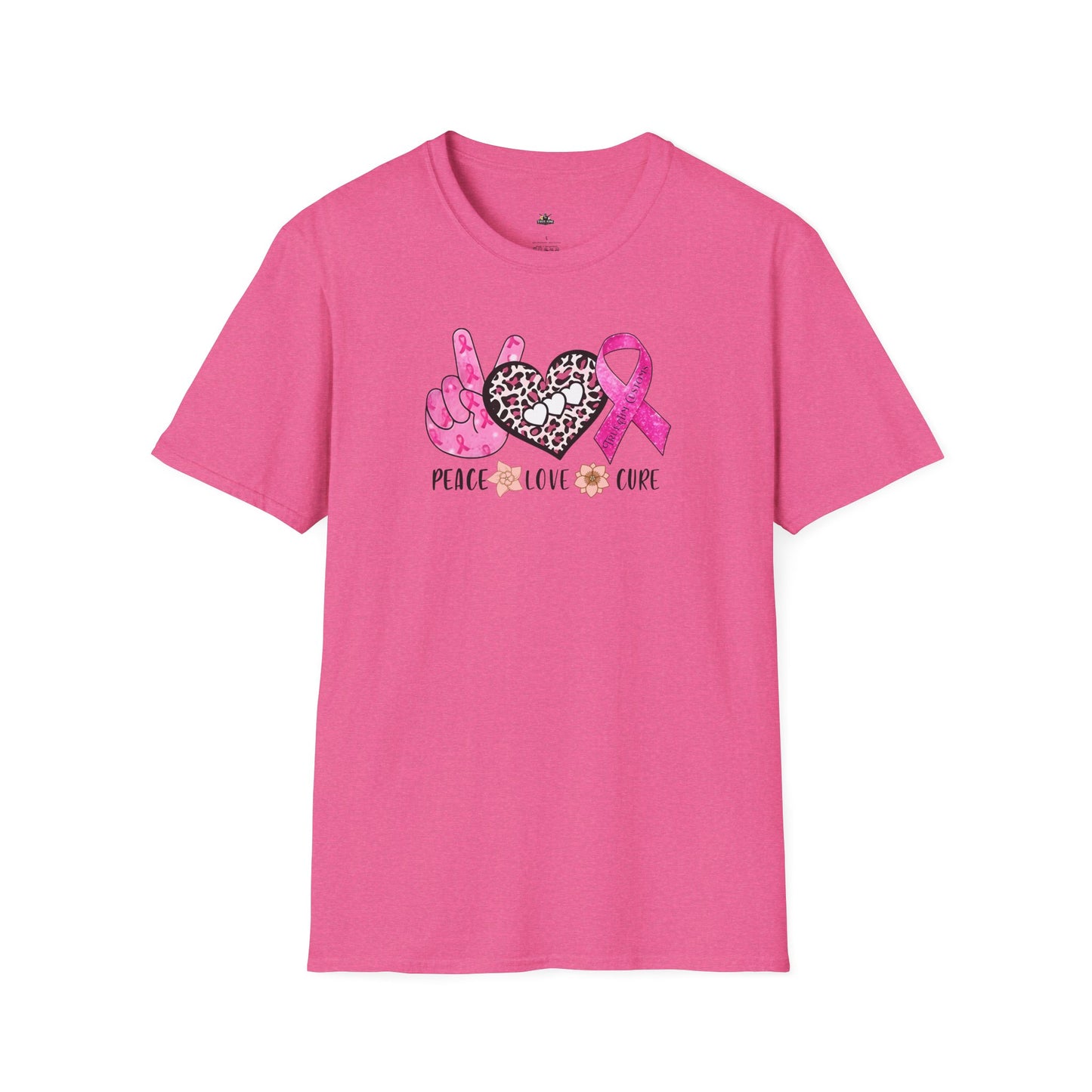 Breast Cancer Awareness Peace Love Hope T-Shirt