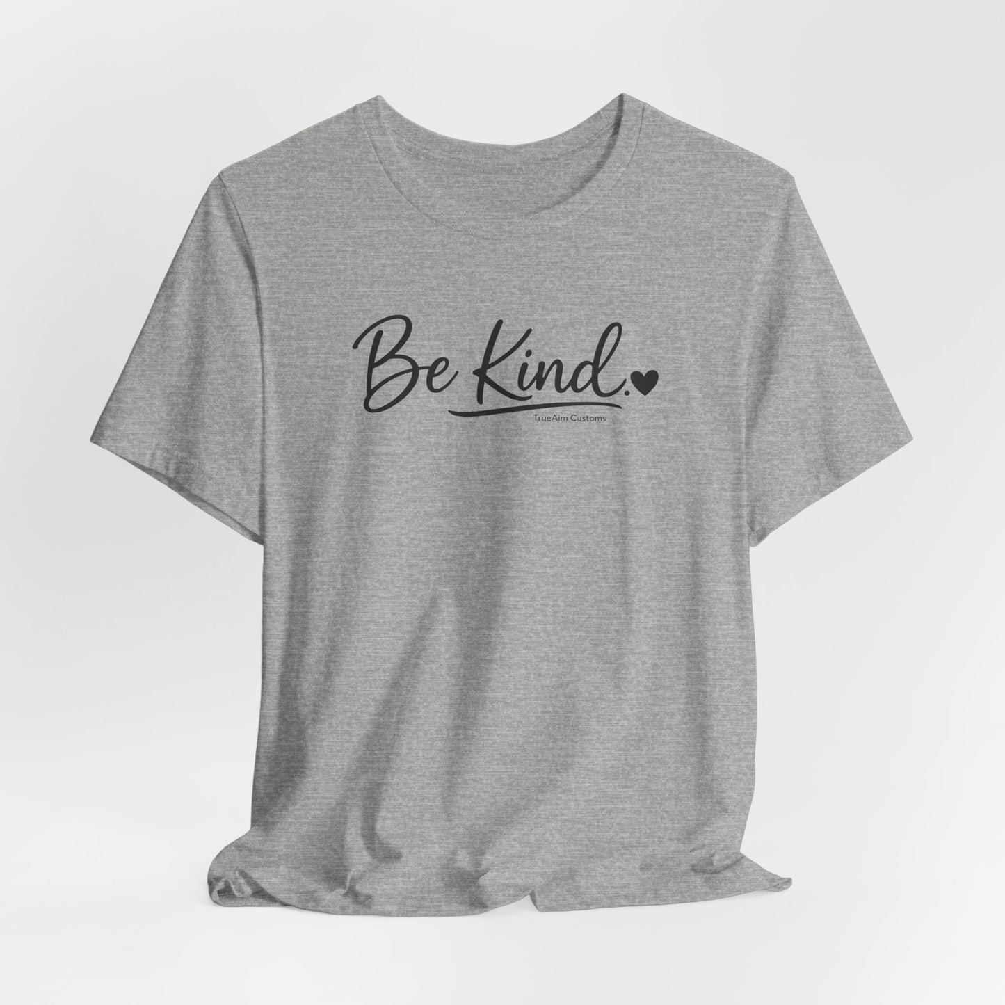 Be Kind Heart T-Shirt — Minimalist Positive Message Tee