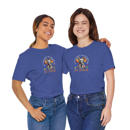 Be Kind Elephant T-Shirt — Colorful Puzzle Piece Autism Awareness Tee