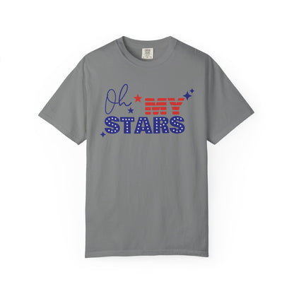 Oh My Stars T-Shirt — Patriotic 4th of July American Flag Tee