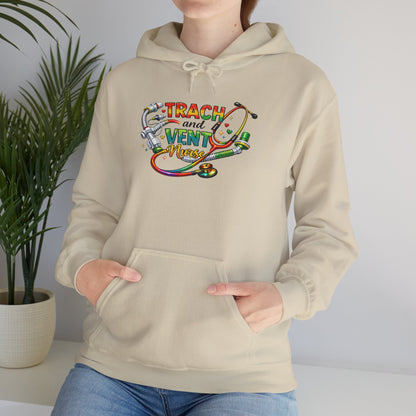 TRACH & VENT Nurse bold color Pullover