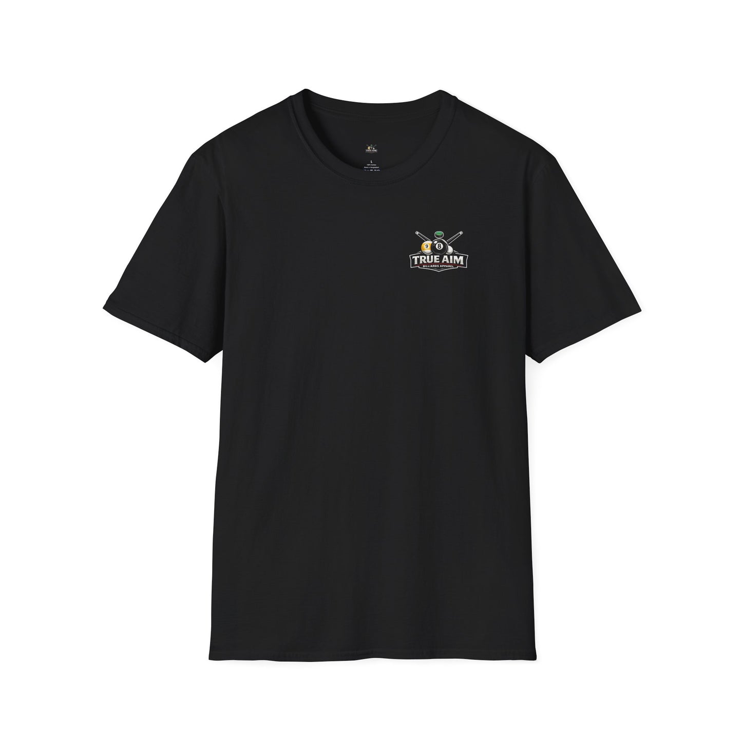 Pool Tee — "Skill Optional, Luck Required" Billiards T-Shirt