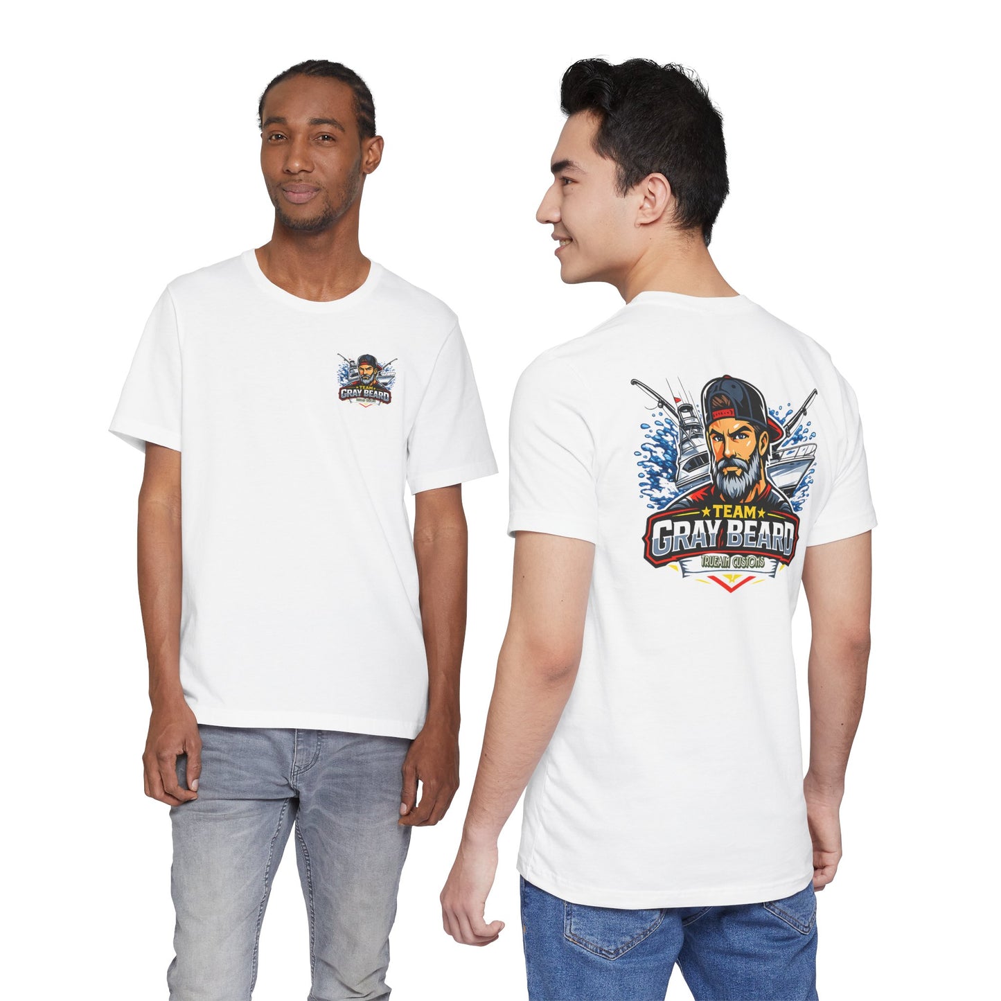 Gray Beard Fishing boat T-Shirt – "Team Gray Beard" Graphic Tee