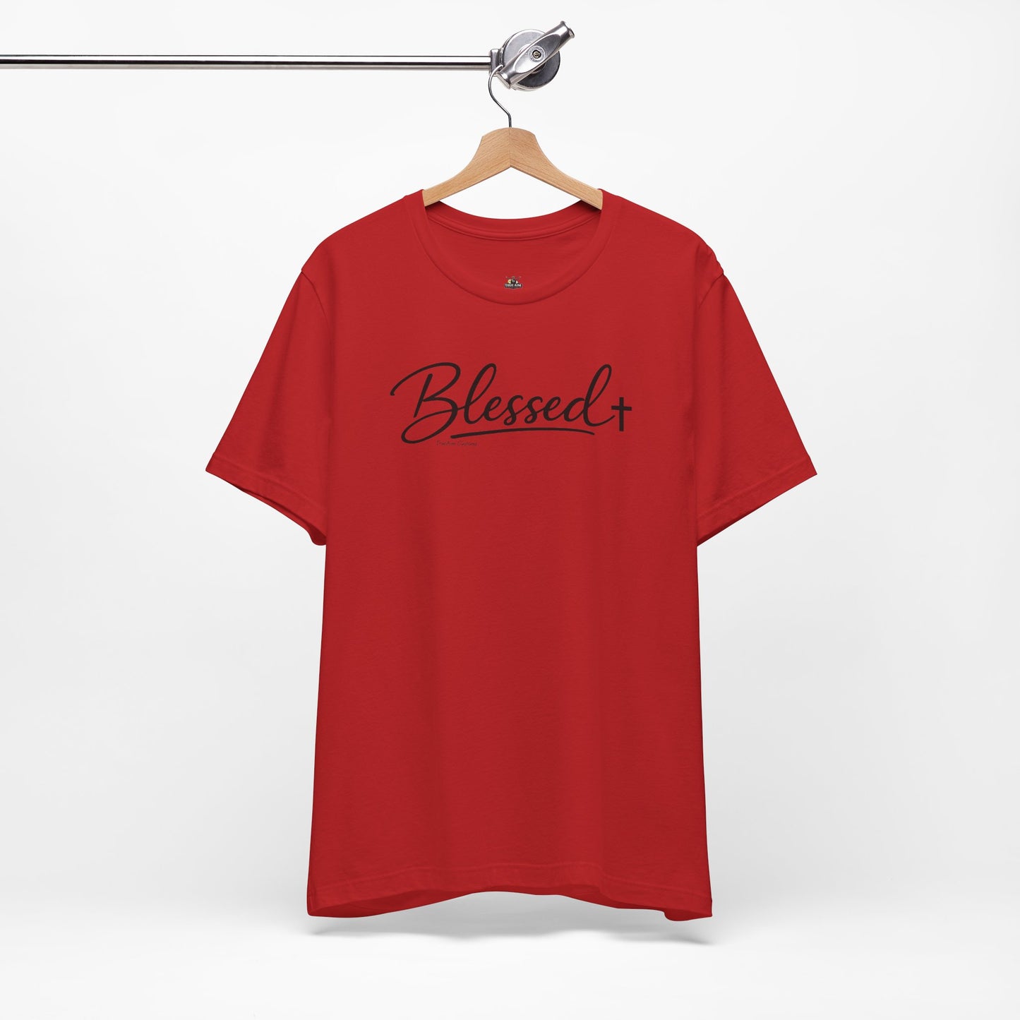 Blessed Minimalist Tee - White Short Sleeve Shirt