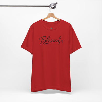 Blessed Minimalist Tee - White Short Sleeve Shirt