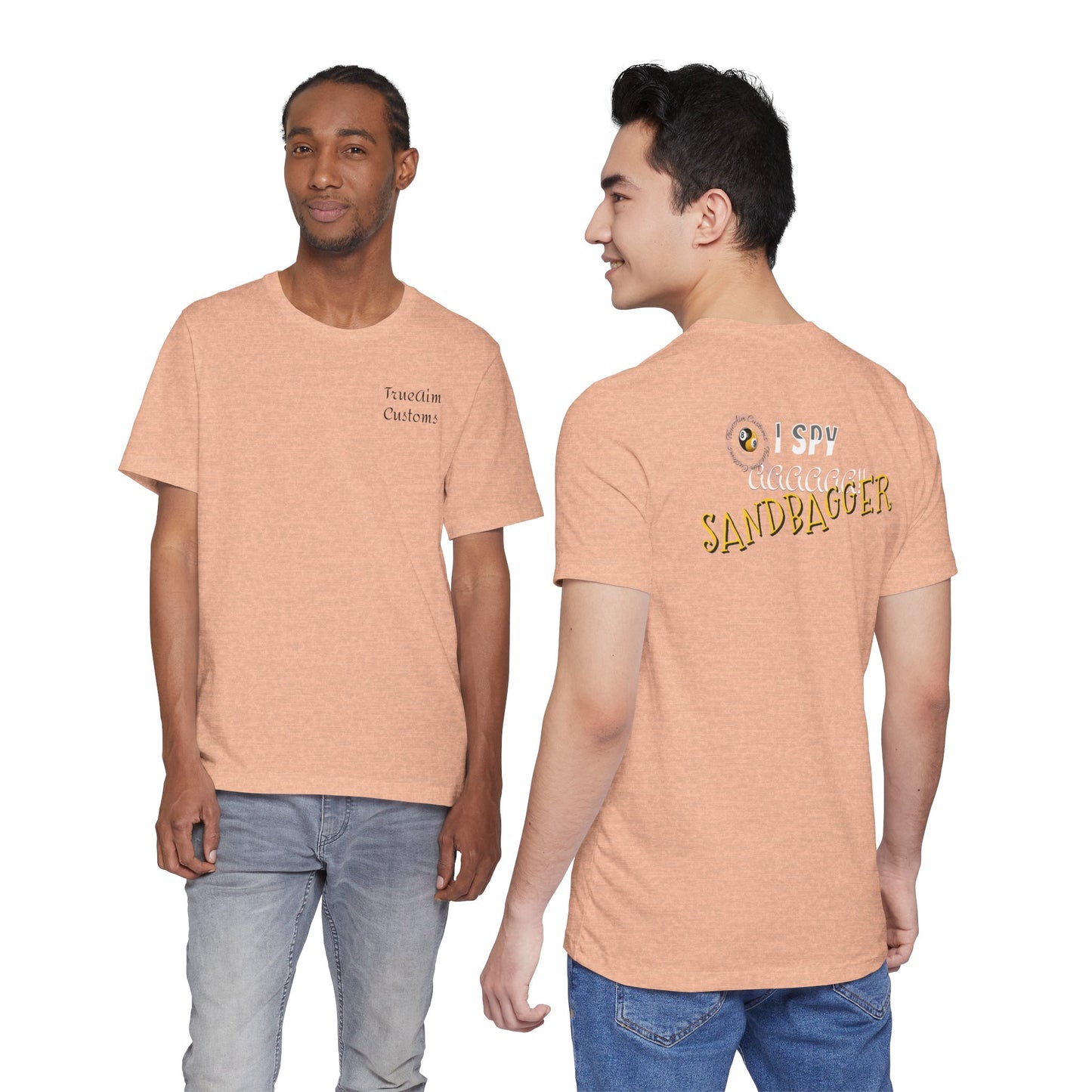 I Spy a Sandbagger T-Shirt — Funny billiards Sandbagger Tee