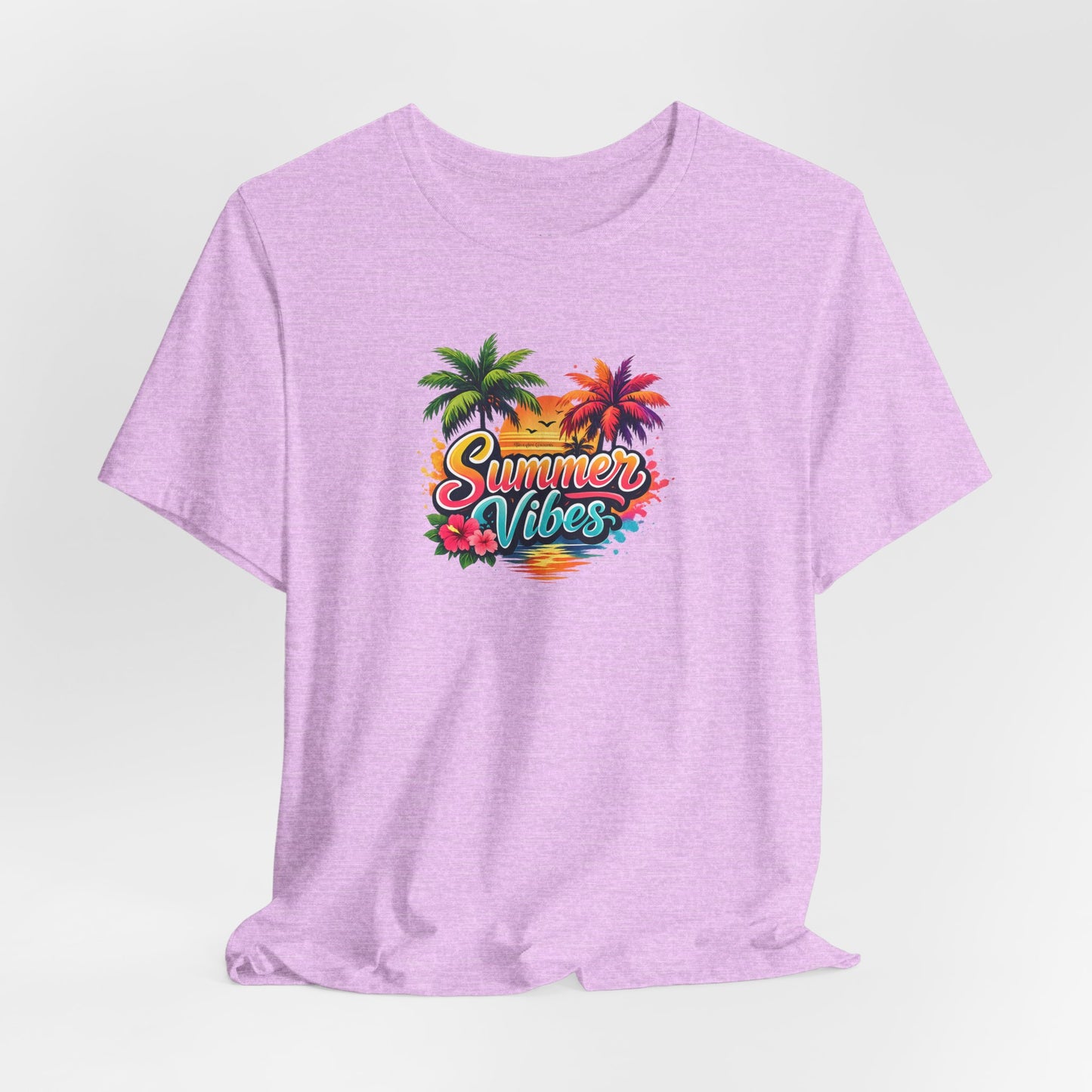 Summer Vibes T-Shirt – Tropical Palm Beach Tee