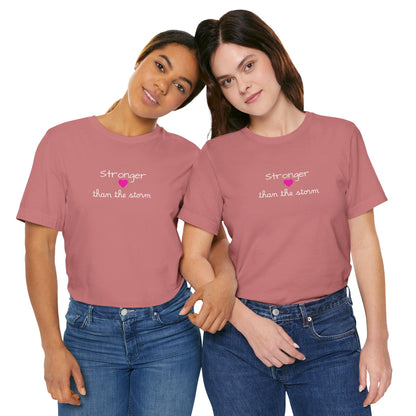 Stronger Than The Storm T-Shirt — Inspirational Motivational Tee