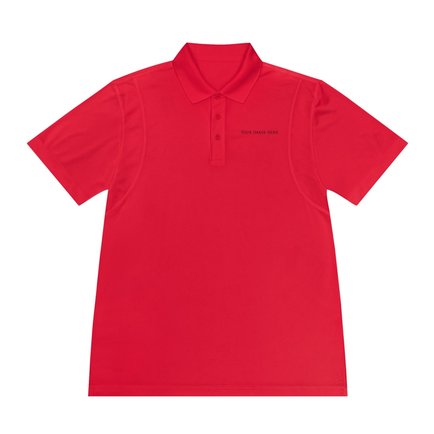 Custom Men's Sport Polo — Personalized Front/Back Logo Athletic Shirt