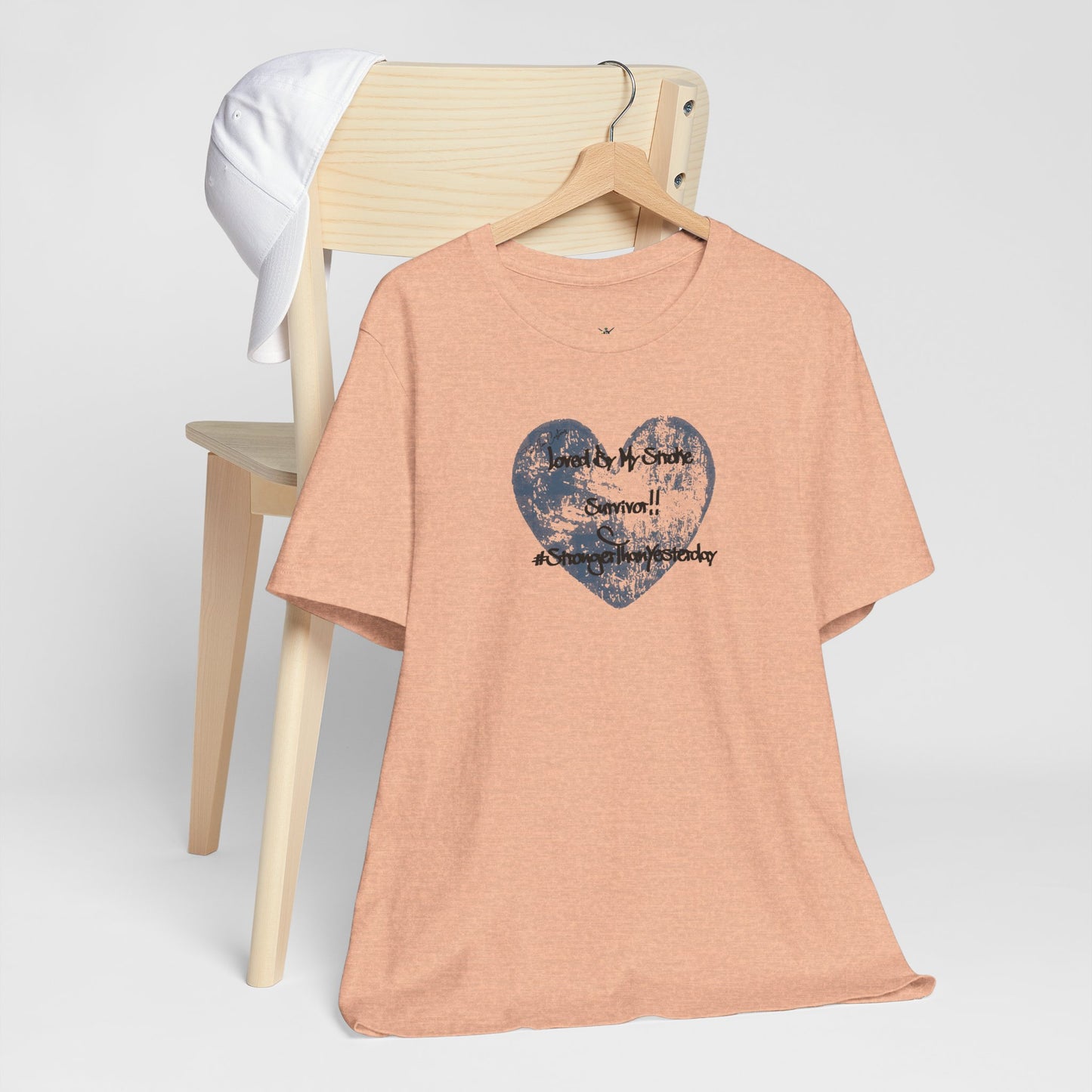 Stroke Survivor T-Shirt — "Stronger Than Yesterday" Support Tee