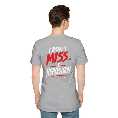 I Don't miss I reposition billiards tee