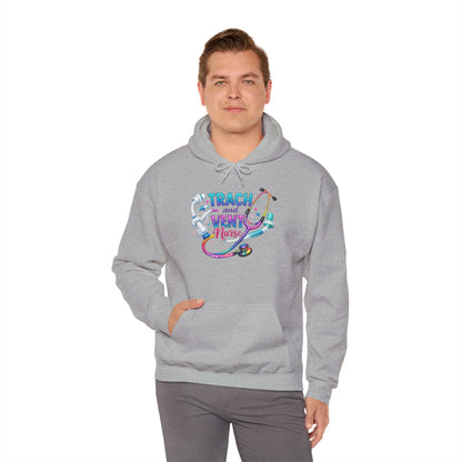 TRACH and VENT nurse Unisex Heavy Blend™ Hooded Sweatshirt