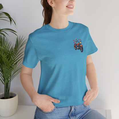 Riding my heart into the sunset- Motorcycle Graphic Tee -
