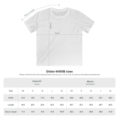 Kids Tee — American Flag Heart Graphic (Patriotic 4th of July Kids Shirt)