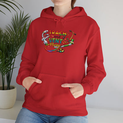 TRACH & VENT Nurse bold color Pullover