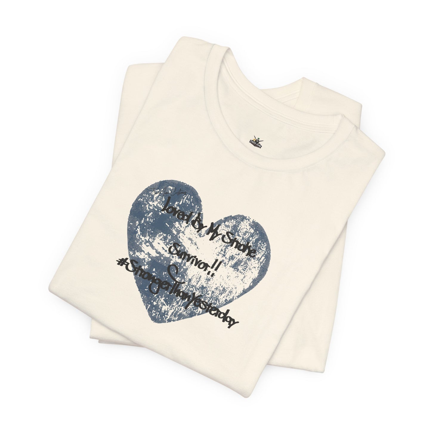 Stroke Survivor T-Shirt — "Stronger Than Yesterday" Support Tee