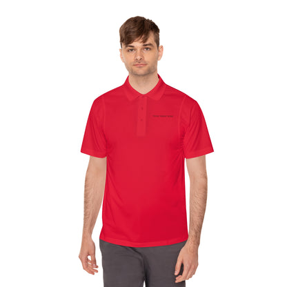 Custom Men's Sport Polo — Personalized Front/Back Logo Athletic Shirt