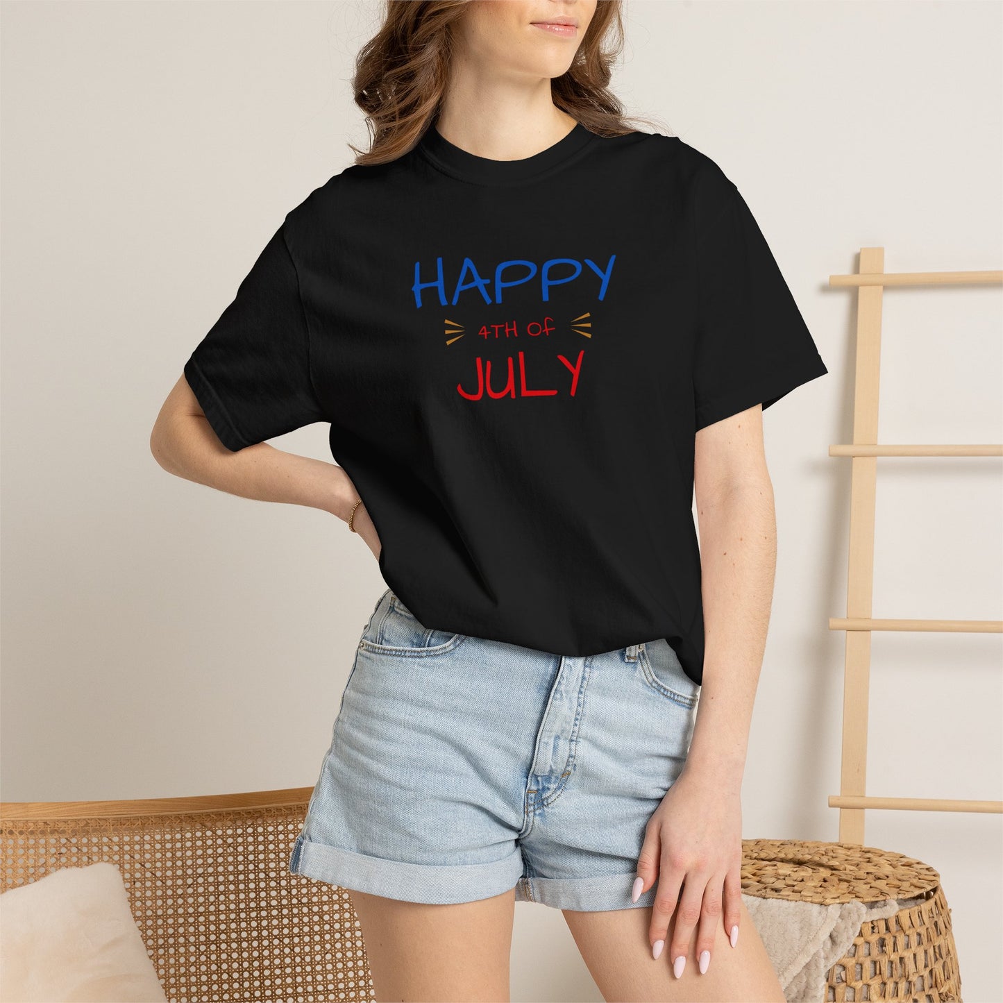 Happy 4th of July T-Shirt – Patriotic July Graphic Tee