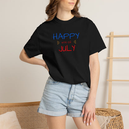 Happy 4th of July T-Shirt – Patriotic July Graphic Tee