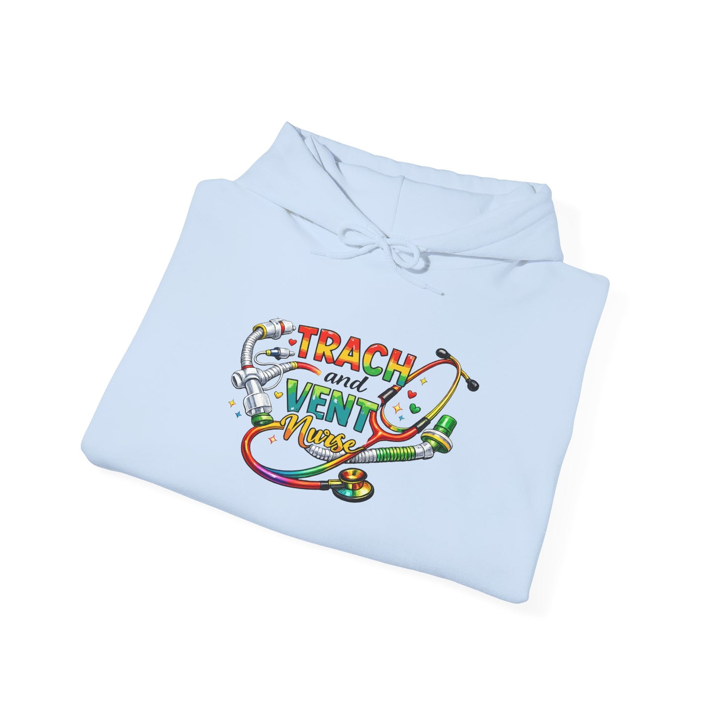 TRACH & VENT Nurse bold color Pullover