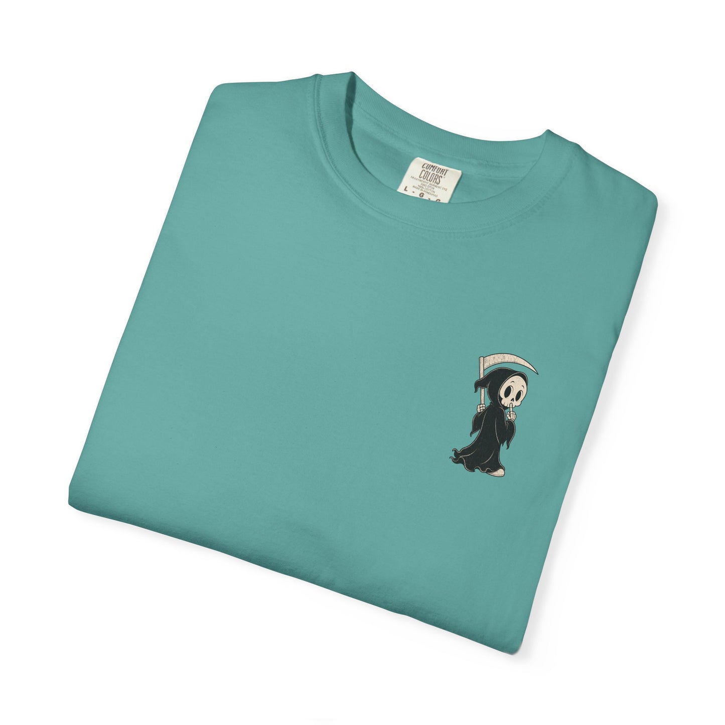 T-Shirt — “I May Look Calm But In My Head I’ve Slapped You 3 Times” Grim Reaper Graphic