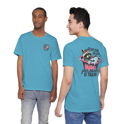 Raccoon 'Splish Splash, Your Opinion Is Trash' Graphic Tee