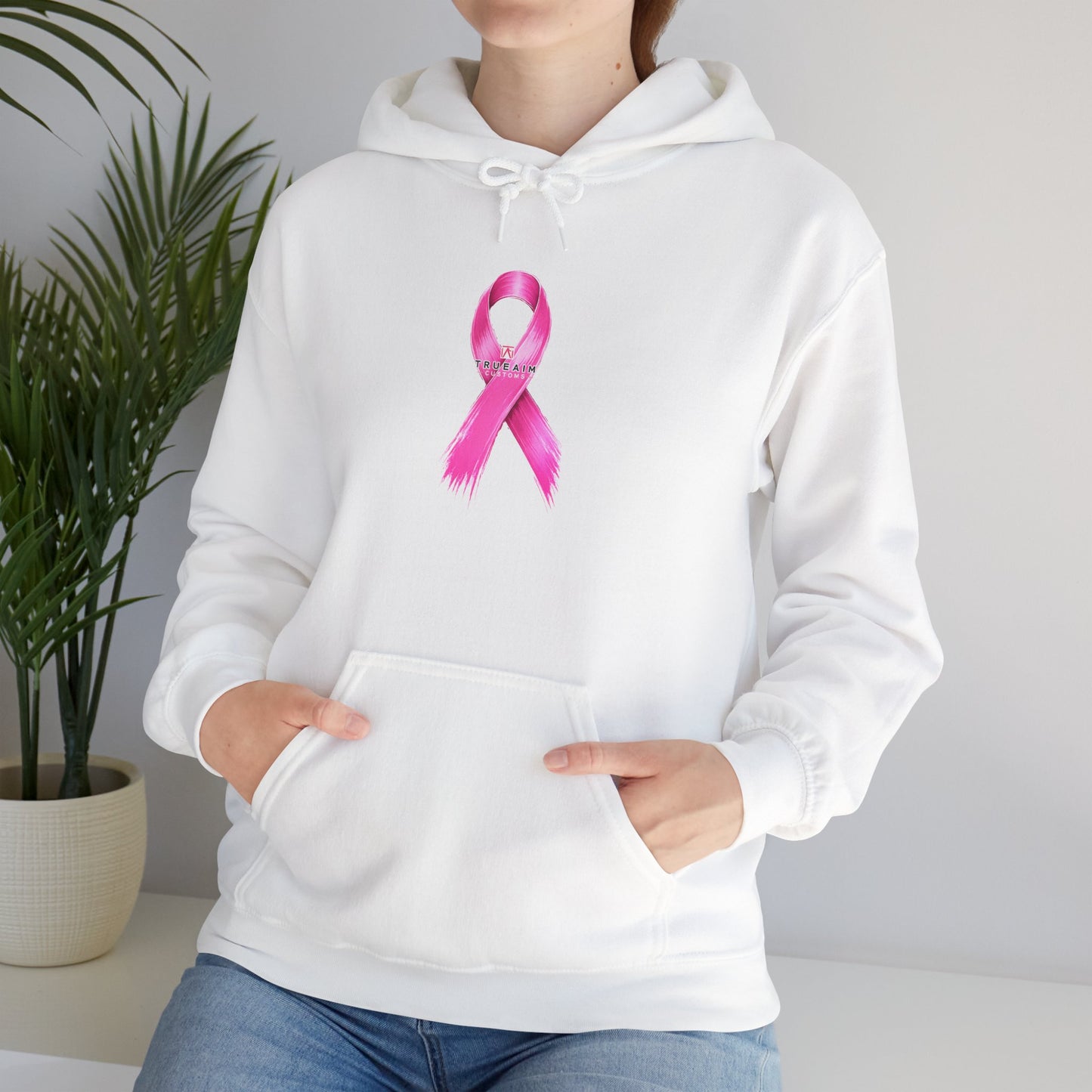 Back the Pink breast cancer Graphic Hooded Sweatshirt