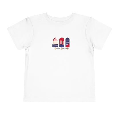Toddler Tee — Patriotic Popsicle 4th of July Kids Shirt