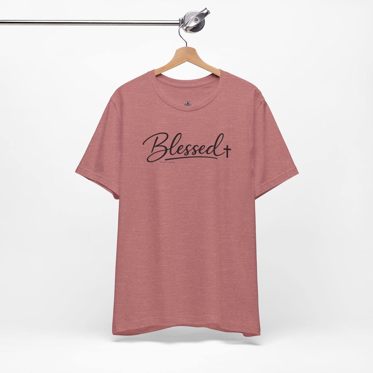 Blessed Minimalist Tee - White Short Sleeve Shirt