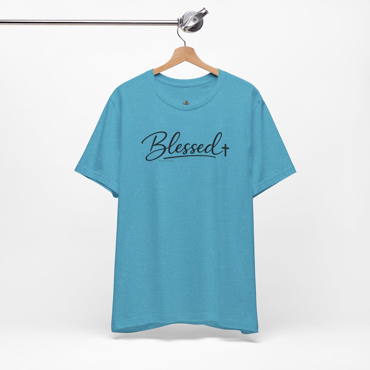 Blessed Minimalist Tee - White Short Sleeve Shirt