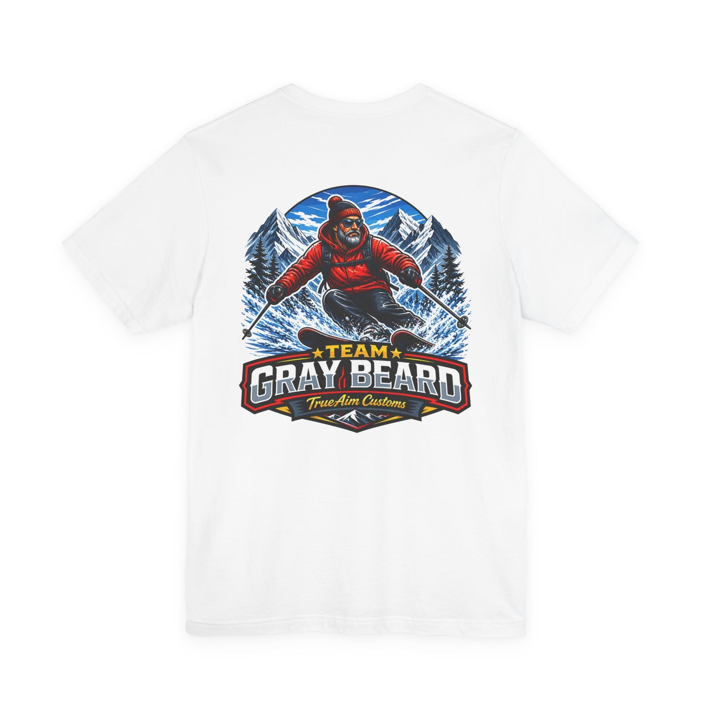 Gray Beard Ski Team T-Shirt — Vintage Mountain Skiing Graphic Tee