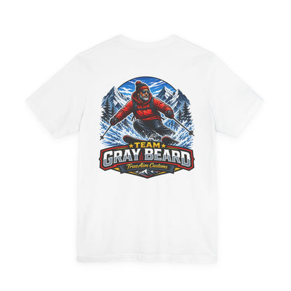 Gray Beard Ski Team T-Shirt — Vintage Mountain Skiing Graphic Tee