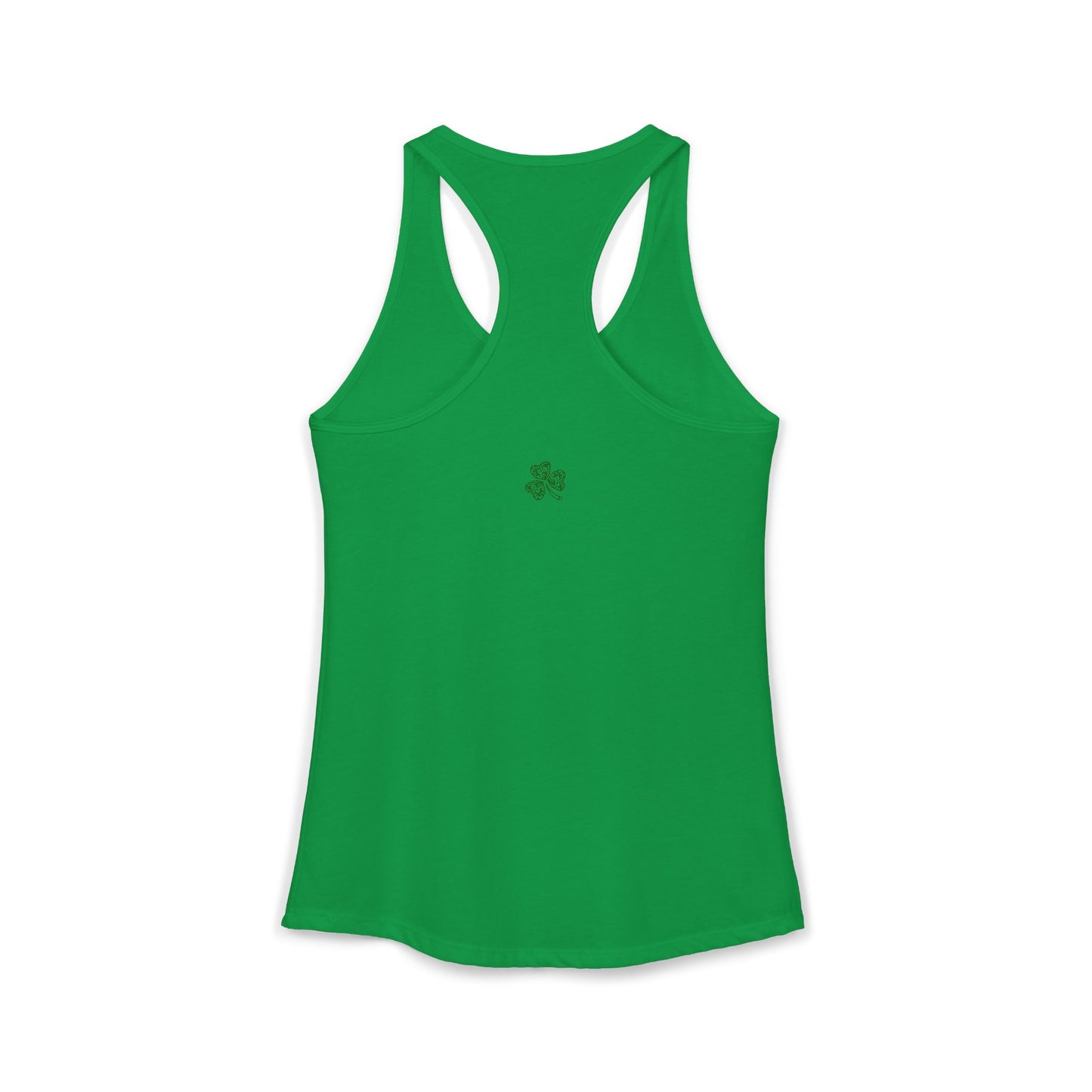 Women's Drunk today, hungover tomorrow St. Patty day  Racerback Tank