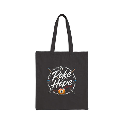 "Poke & Hope" / True Aim Billiards Canvas Tote